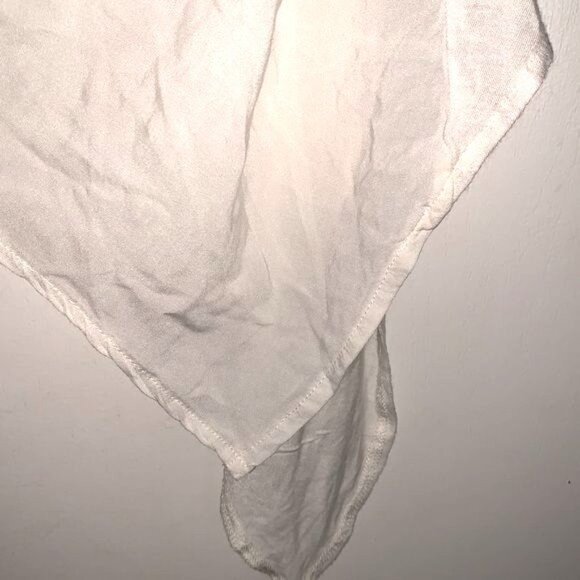 Free People Embroidered White Rayon Tank Top XS - Picture 7 of 9